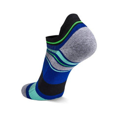 Hidden Comfort No-Show Running Socks, Black and Blue
