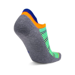 Hidden Comfort No-Show Running Socks, Coal/Lime