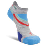 UltraGlide Running Socks, Mid Grey/Ethereal Blue