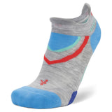 UltraGlide Running Socks, Mid Grey/Ethereal Blue