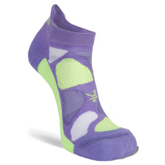 Enduro No-Show Running Socks, Violet Dream