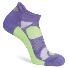 Enduro No-Show Running Socks, Violet Dream