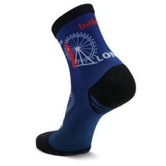London Marathon (2025) Ultralight Mini Crew Running Socks, Blue