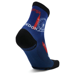 London Marathon (2025) Ultralight Mini Crew Running Socks, Blue