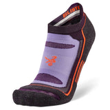 Blister Resist No Show Running Socks, Midnight/Plum