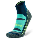 Blister Resist Quarter Running Socks, Deep Teal
