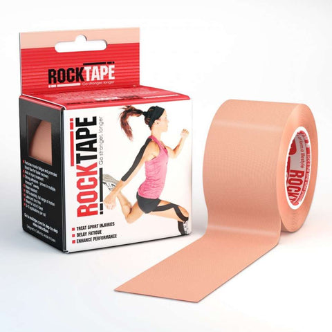 RockTape Beige 5cm width – 5m length Kinesiology Tape