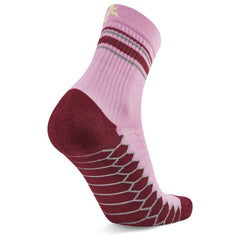 Silver Mini Crew Running Socks, Candyfloss