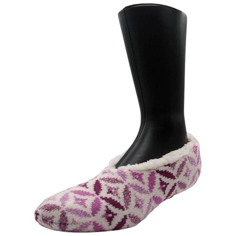 Yaktrax Women’s Cabin Slippers, Pink/White (3-8 UK / 35-41 EU) - Balega