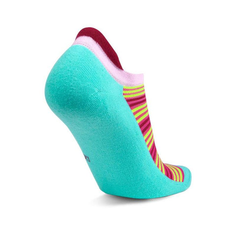 Hidden Comfort No-Show Running Socks, Neon Aqua