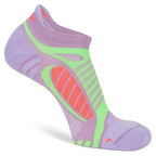 Ultralight No-Show Running Socks, Bright Lilac/Neon Green