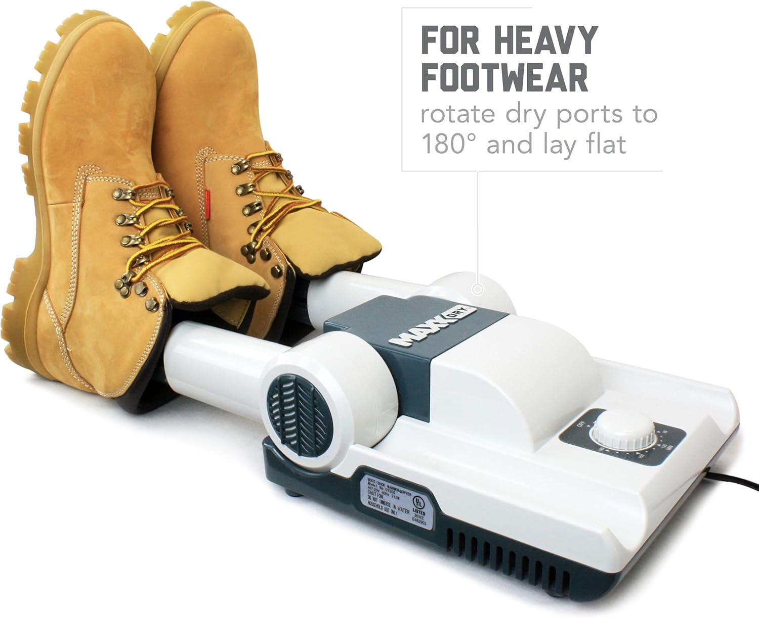 MaxxDry Heavy-Duty Boot, Shoe, and Glove Dryer Mini
