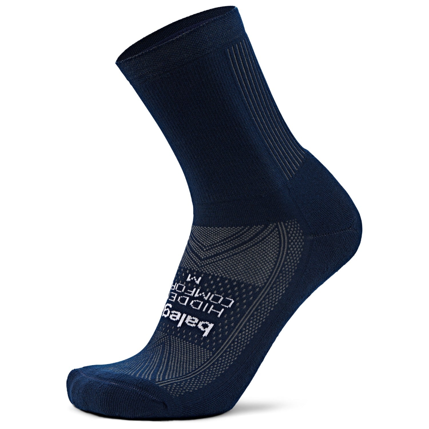 Hidden Comfort Mini Crew Running Socks, Ink Main image