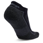 Blister Resist No Show Running Socks, Black/Grey
