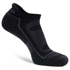 Blister Resist No Show Running Socks, Black/Grey