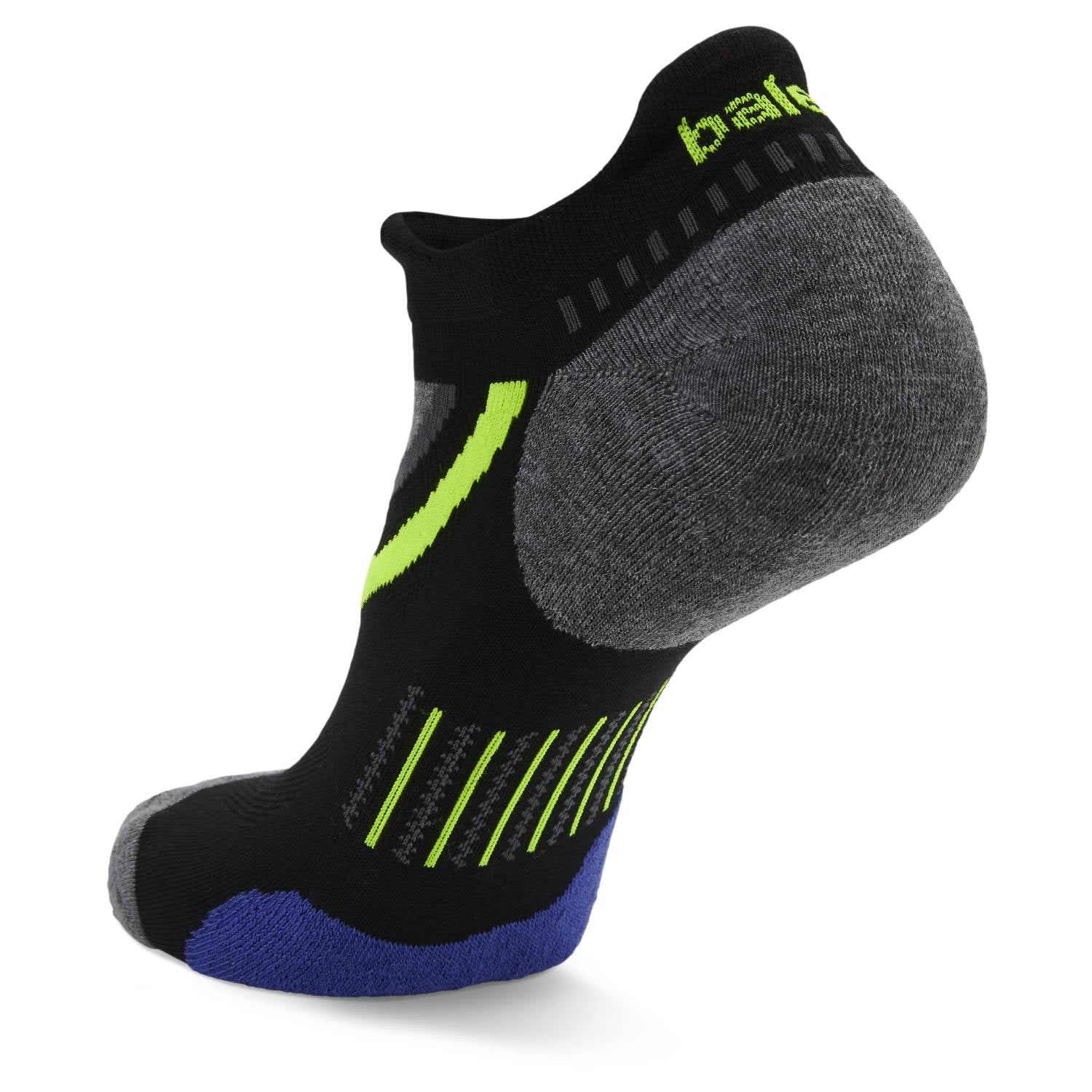UltraGlide Running Socks, Black/Charcoal