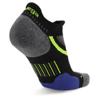 UltraGlide Running Socks, Black/Charcoal