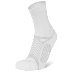 Ultralight Crew Running Socks, White