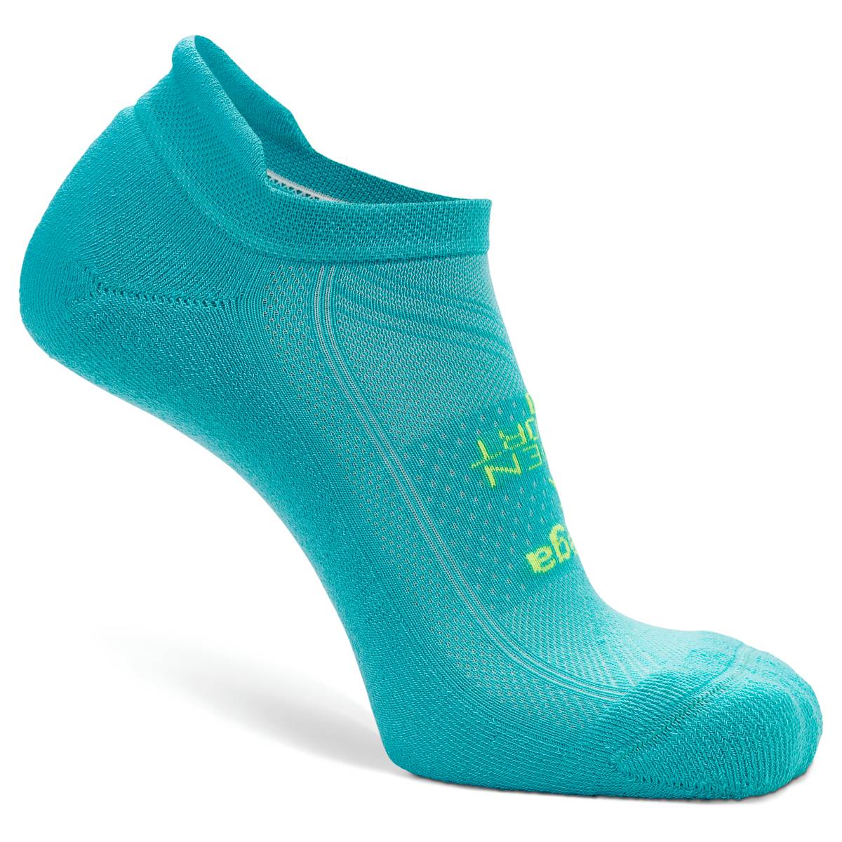 Hidden Comfort No-Show Running Socks, Neon Aqua