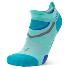 UltraGlide Running Socks, Light Aqua/Lake Blue