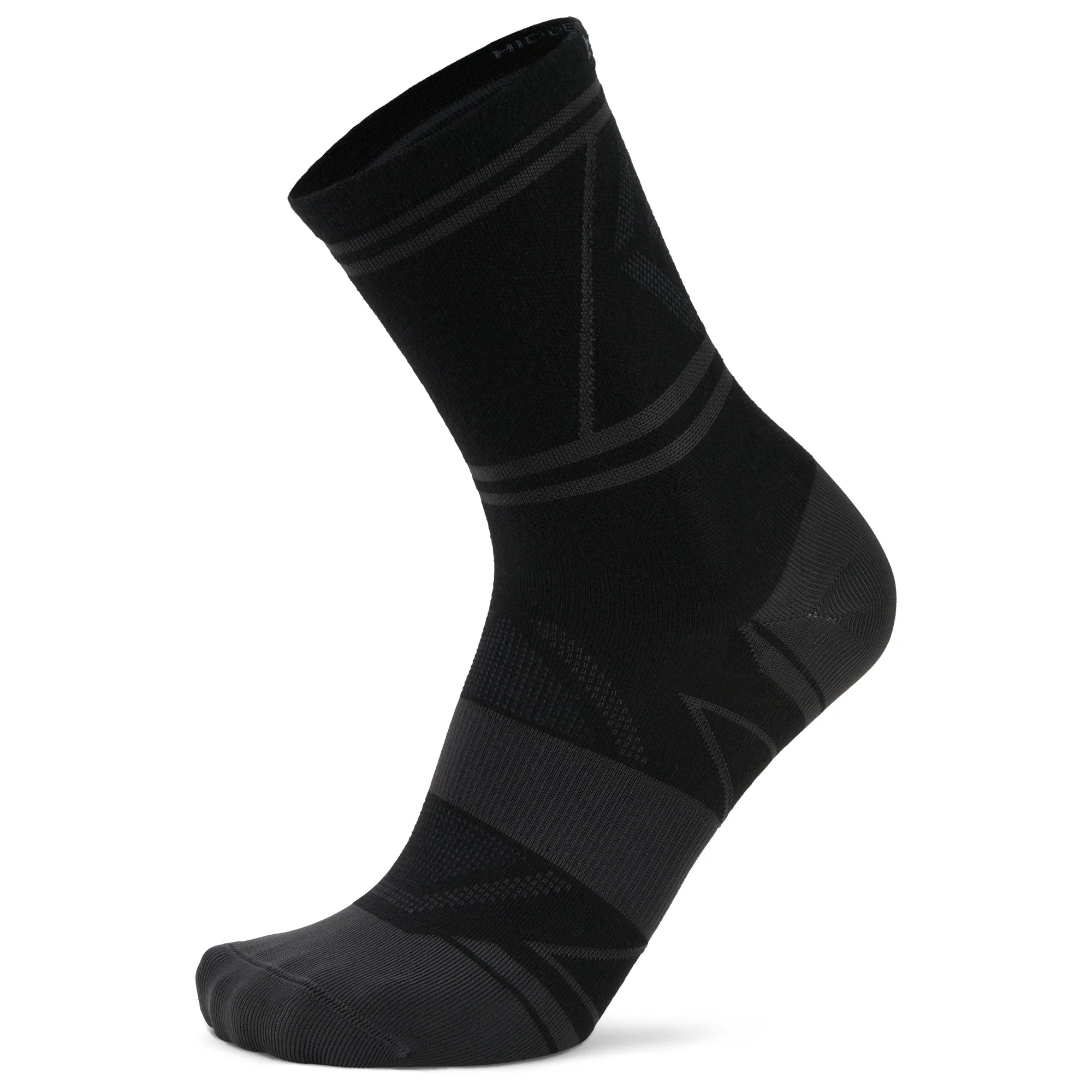 Hidden Dry Mini Crew Running Socks, Black Main image