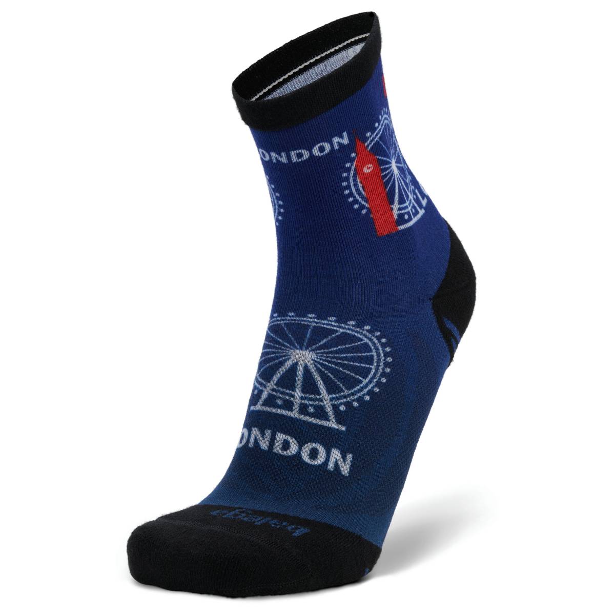 London Marathon (2025) Ultralight Mini Crew Running Socks, Blue