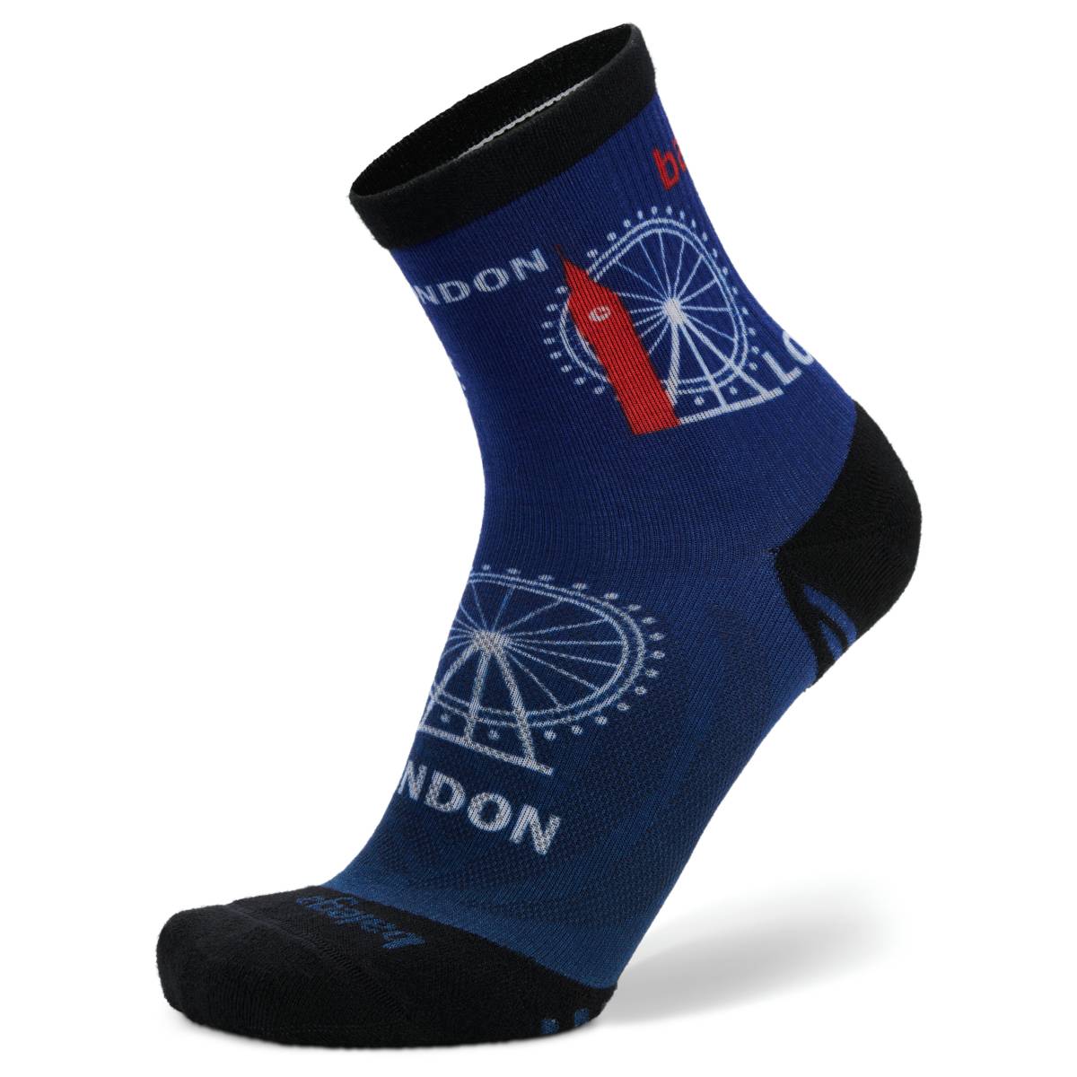 London Marathon (2025) Ultralight Mini Crew Running Socks, Blue Main image
