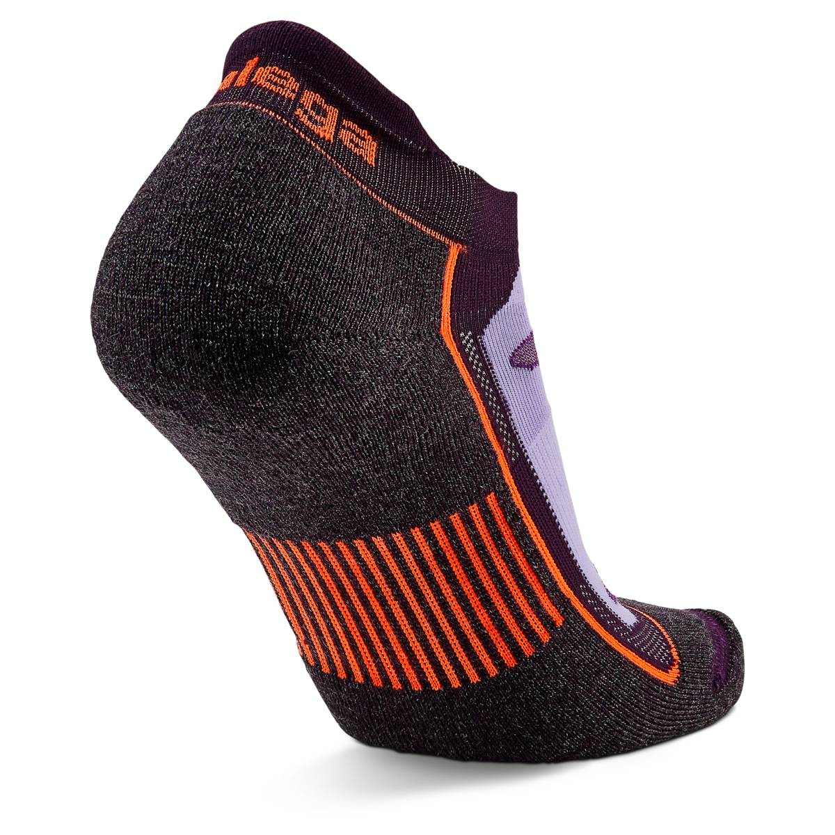 Blister Resist No Show Running Socks, Midnight/Plum