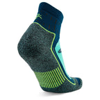 Blister Resist Quarter Running Socks, Deep Teal