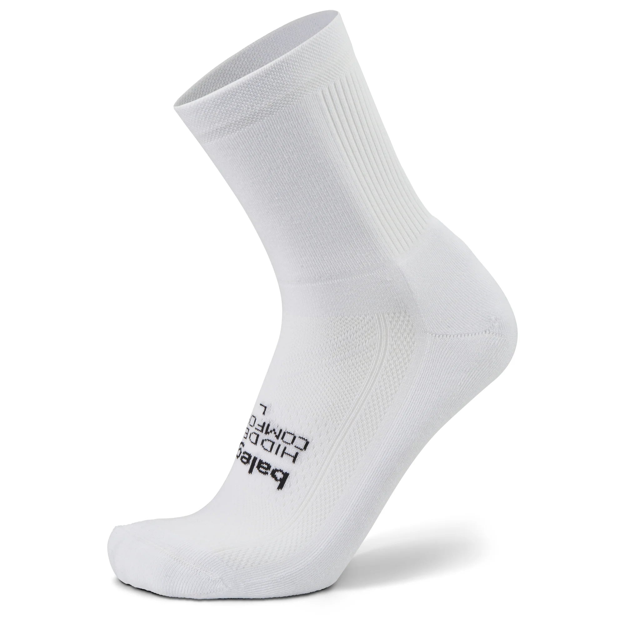 Hidden Comfort Mini Crew Running Socks, White Main image