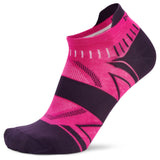 Hidden Dry Re-Engineered No-Show Running Socks, Electric Pink