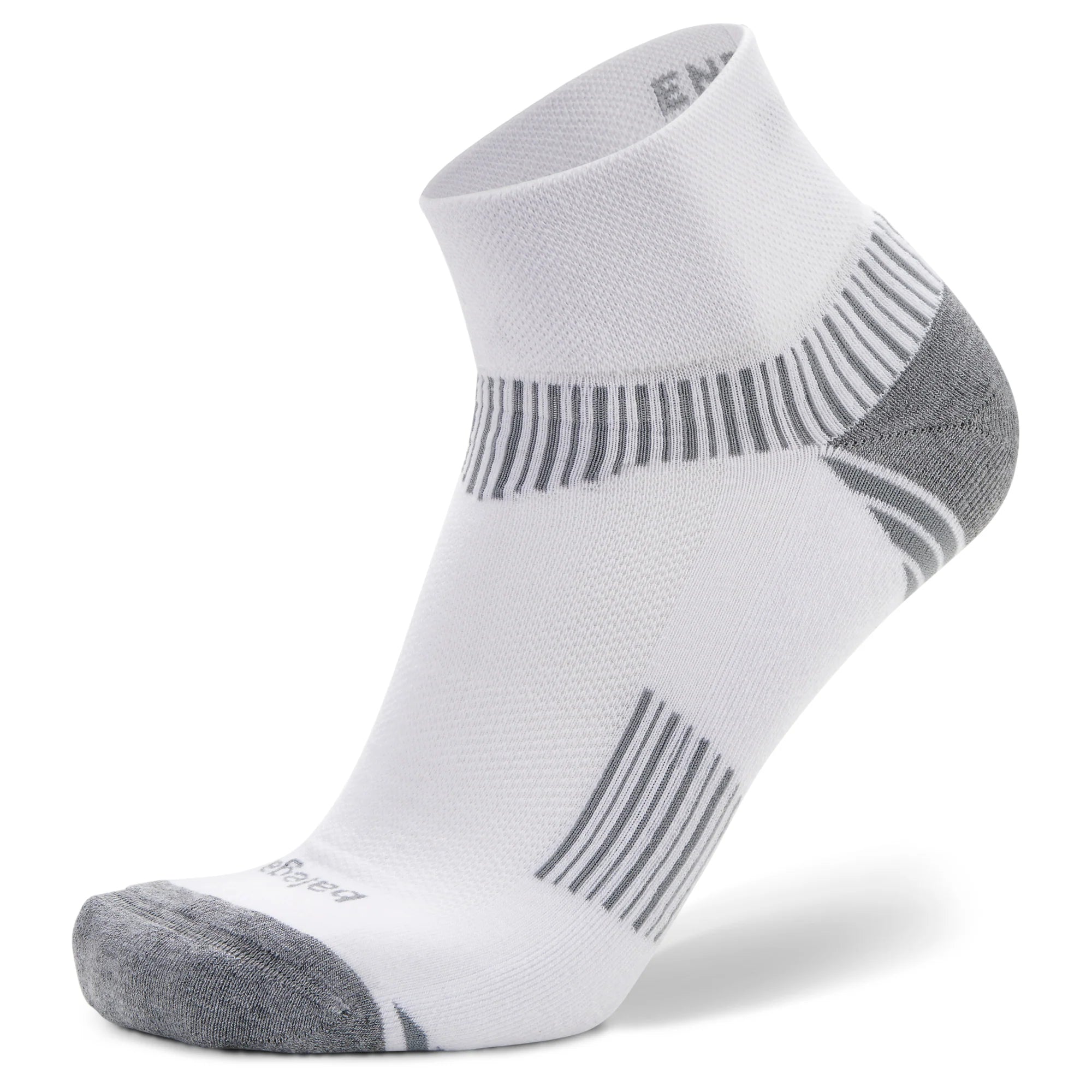 Enduro Re-Engineered Quarter Running Socks, White Main image