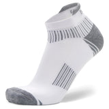 Enduro Re-Engineered No-Show Running Socks, White