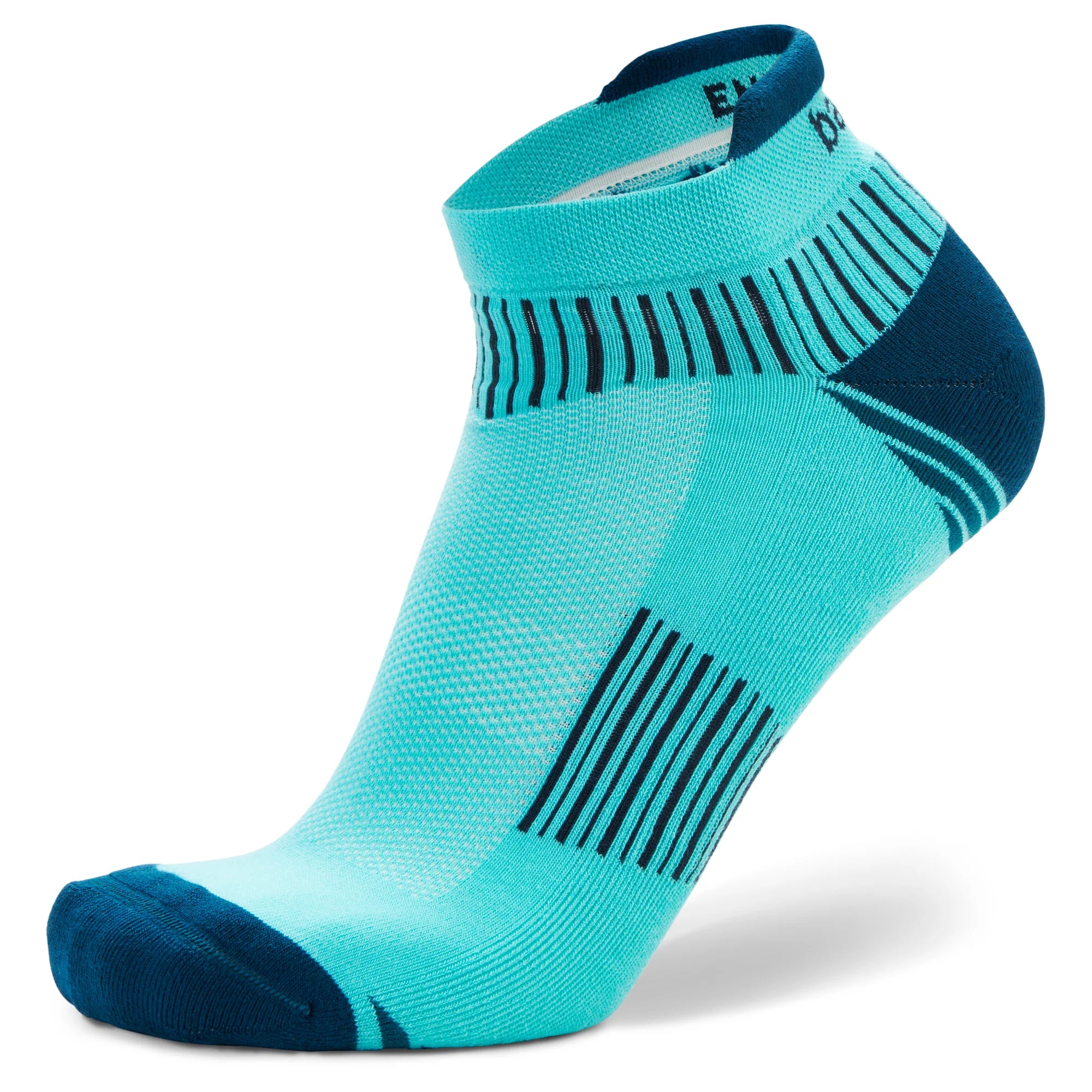 Enduro Re-Engineered No-Show Running Socks, Teal Main image