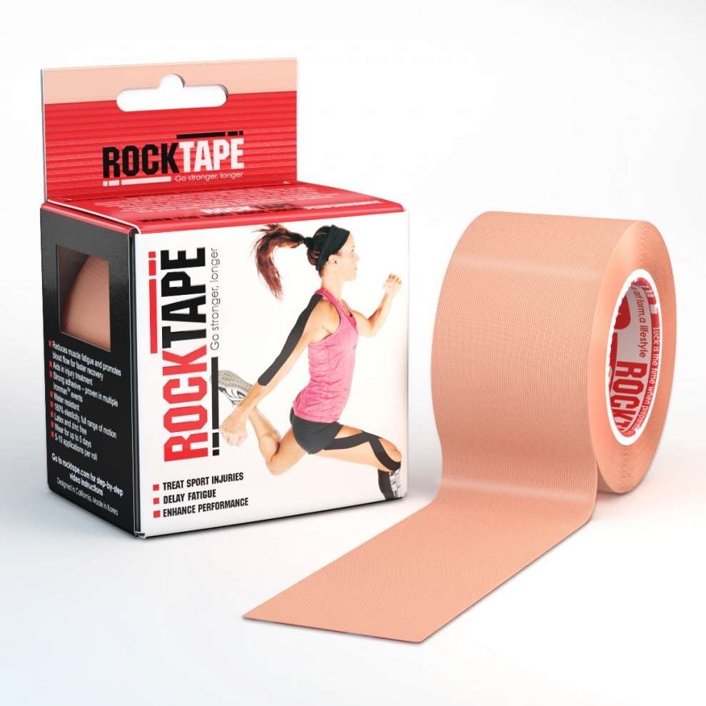 RockTape Beige 5cm width – 5m length Kinesiology Tape Main image