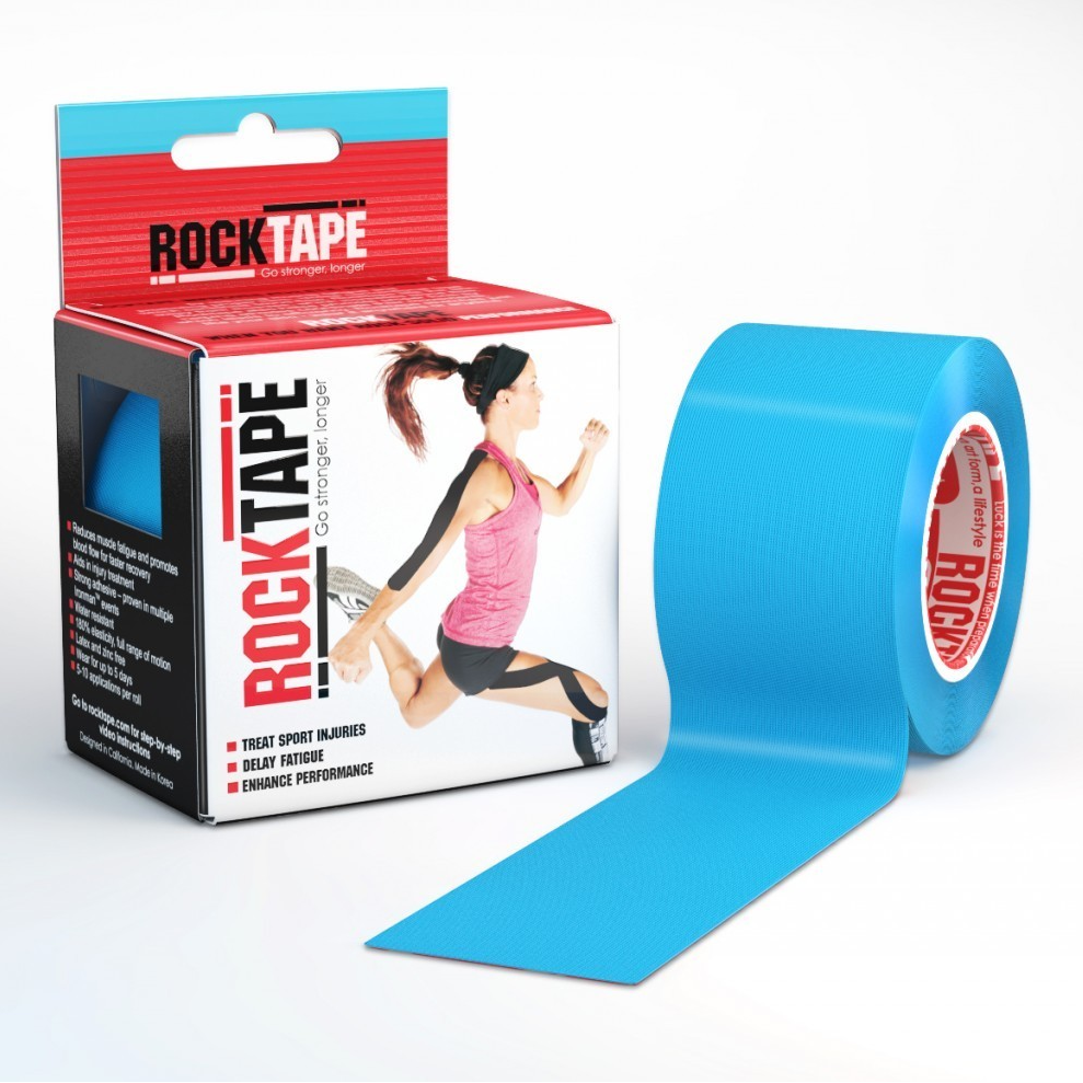 RockTape Electric Blue 5cm width – 5m length Kinesiology Tape