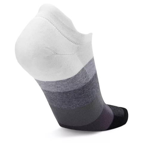 Hidden Comfort No-Show Running Socks, Gradient White/Asphalt