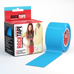 RockTape H2O Electric Blue 5cm width – 5m length Kinesiology Tape