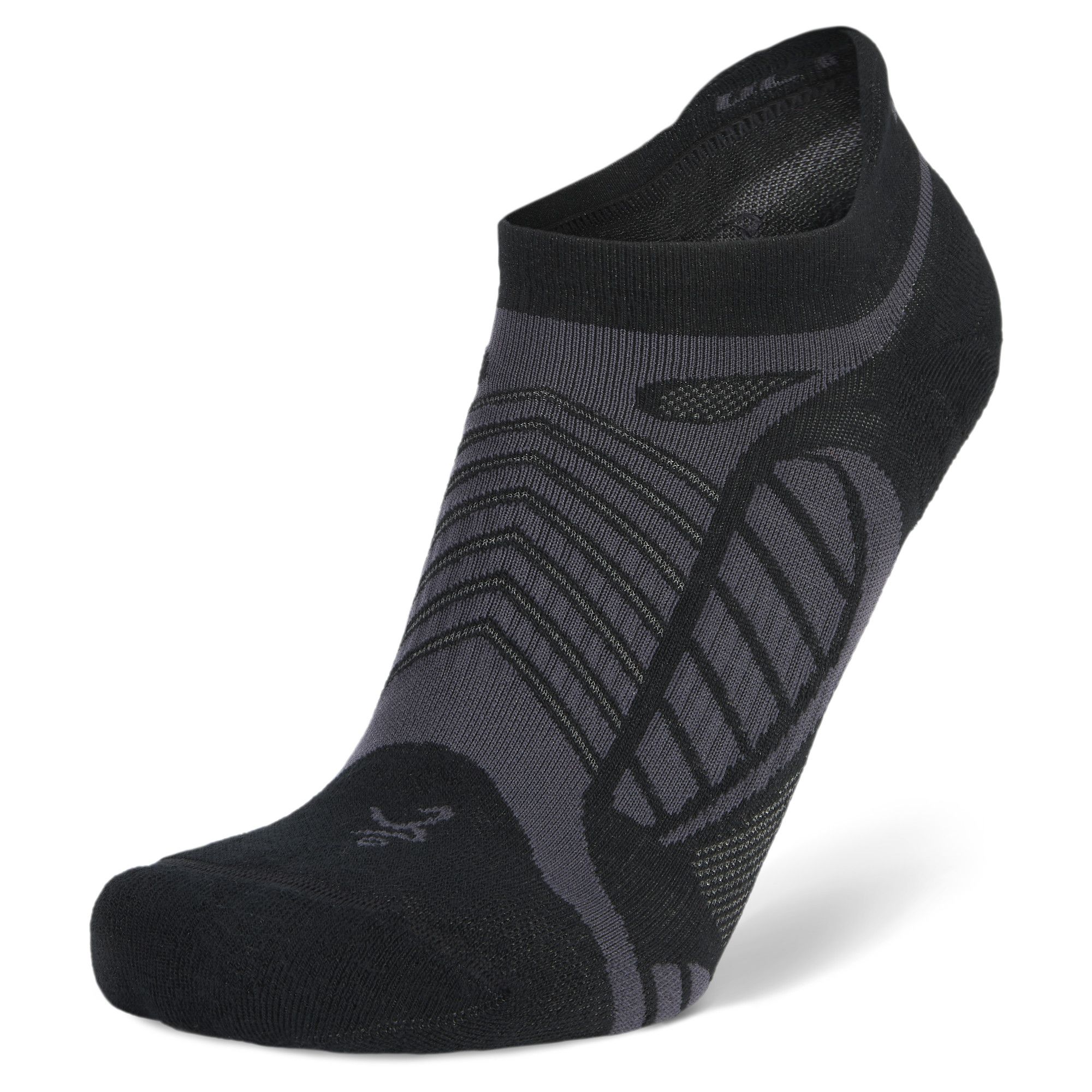 Ultralight No-Show Running Socks, Black