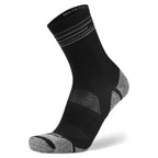 Blister Resist Light Mini Crew Running Socks, Black