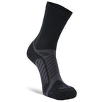 Ultralight Mini Crew Running Socks, Black/Grey