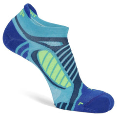 Ultralight No-Show Running Socks, Blue Radiance