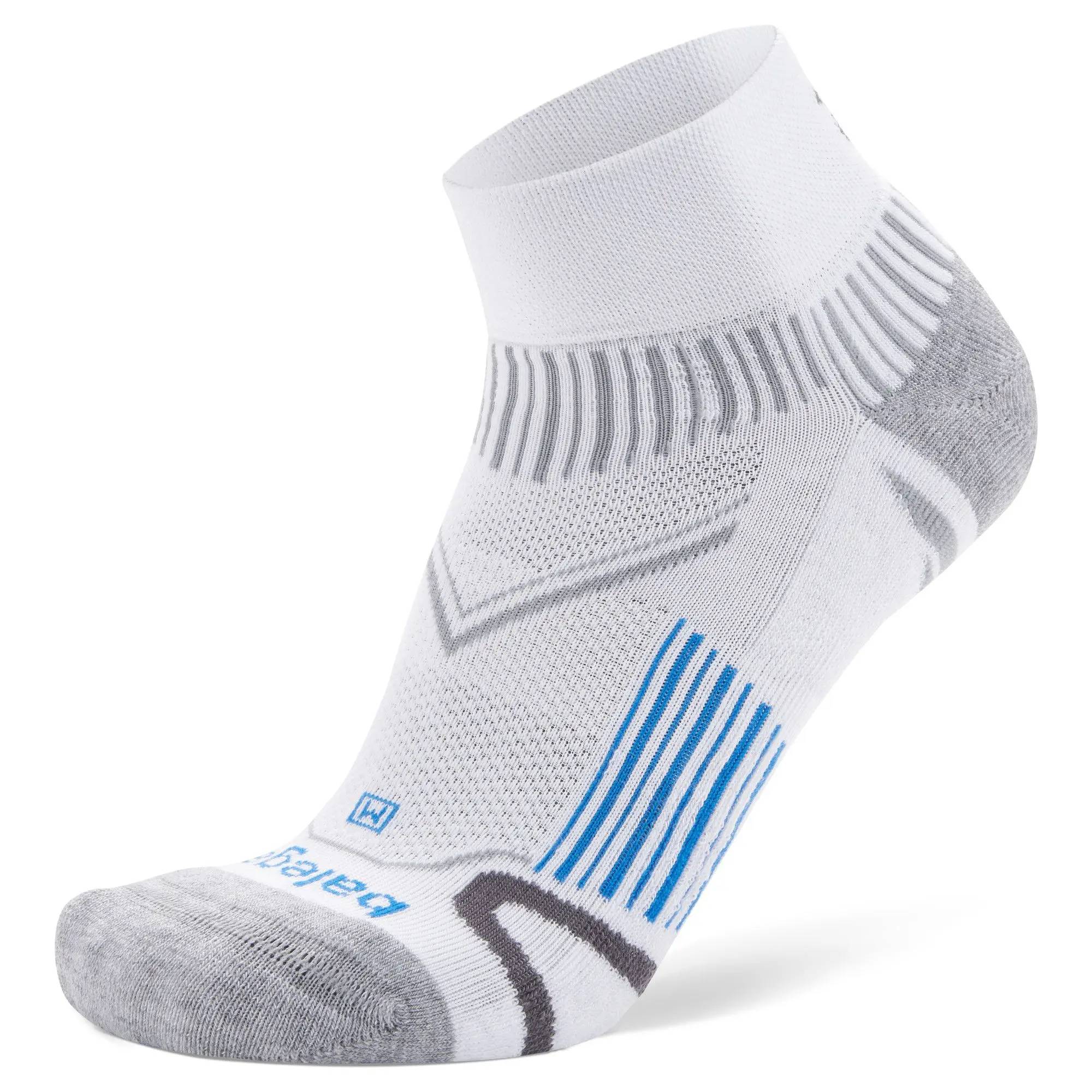 Enduro Quarter Running Socks, White Main image
