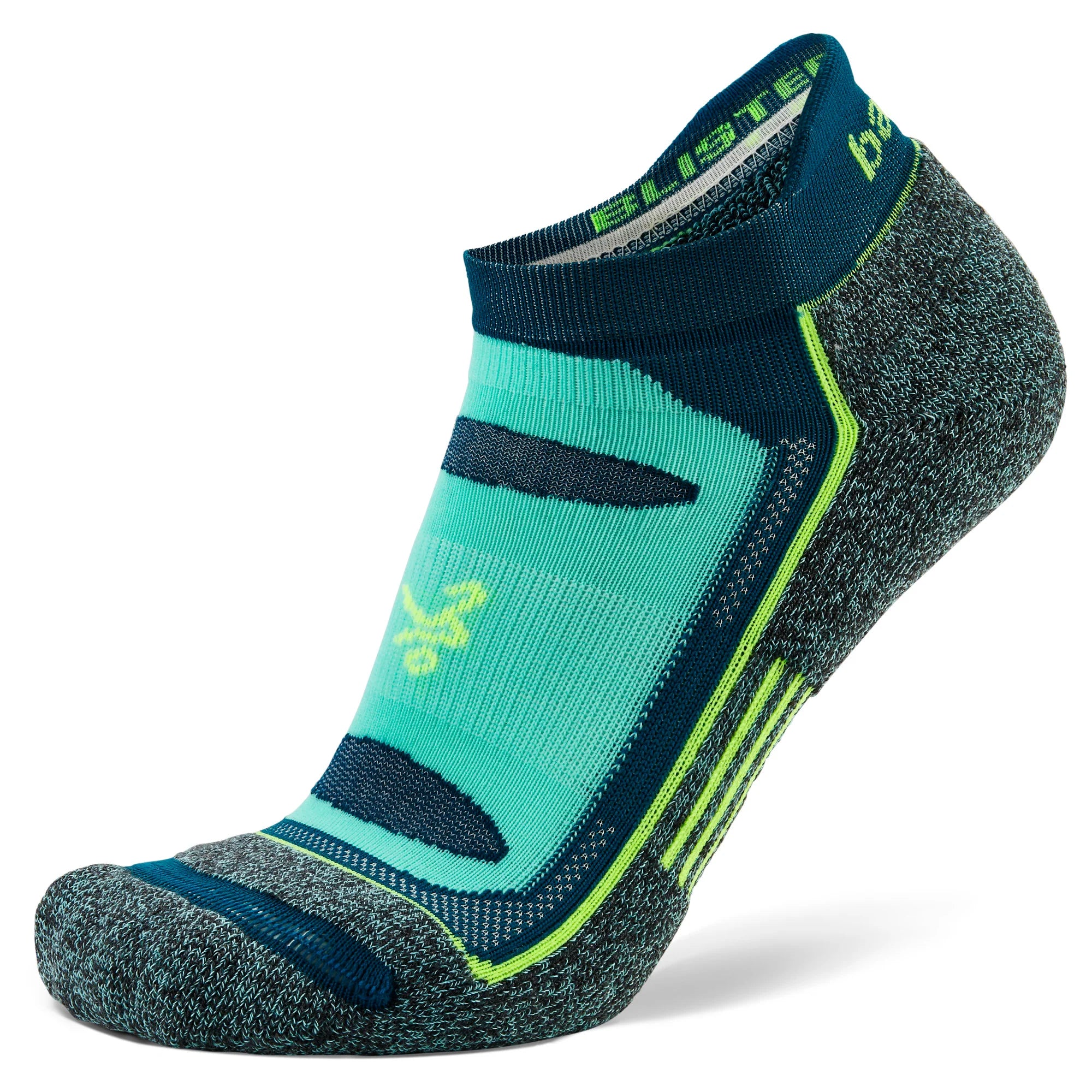 Blister Resist No Show Running Socks, Deep Teal Main image