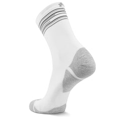 Blister Resist Light Mini Crew Running Socks, White