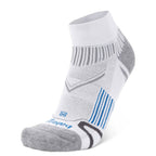 Enduro Quarter Running Socks, White