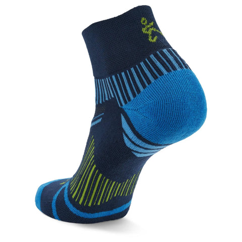 Enduro Quarter Running Socks, Legion Blue