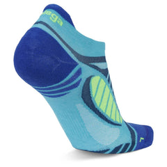 Ultralight No-Show Running Socks, Blue Radiance