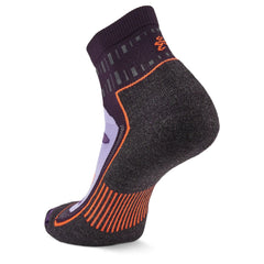 Blister Resist Quarter Running Socks, Plum