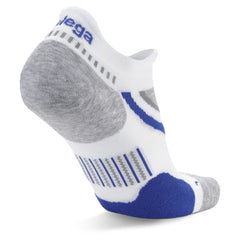 UltraGlide Running Socks, White/Mid Grey